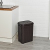 55L Plastic Rattan Laundry Basket