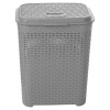 55L Plastic Rattan Laundry Basket