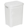 55L Plastic Rattan Laundry Basket