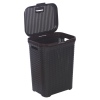 55L Plastic Rattan Laundry Basket