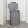 65L Plastic Laundry Basket With Lines