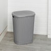 65L Plastic Laundry Basket With Lines