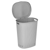 65L Plastic Laundry Basket With Lines