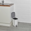 40L Slim Pedal Bin With Insert [001537]