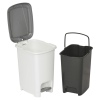 40L Slim Pedal Bin With Insert [001537]