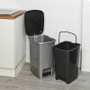 40L Slim Pedal Bin With Insert [001537]