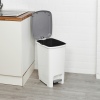 40L Slim Pedal Bin With Insert [001537]