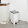 40L Slim Pedal Bin With Insert [001537]