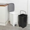 40L Slim Pedal Bin With Insert [001537]