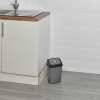 Plastic Bin With Swing Lid