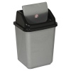 Plastic Bin With Swing Lid