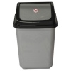 Plastic Bin With Swing Lid