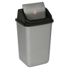 Plastic Bin With Swing Lid