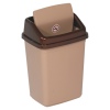 Plastic Bin With Swing Lid