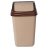 Plastic Bin With Swing Lid