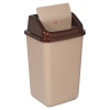 Plastic Bin With Swing Lid