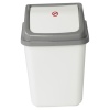 Plastic Bin With Swing Lid