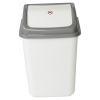 Plastic Bin With Swing Lid