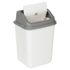 Plastic Bin With Swing Lid