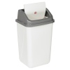 Plastic Bin With Swing Lid