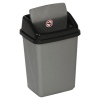 Plastic Bin With Swing Lid