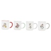 Christmas Designs 200ml Small Mug Set of 4 [921834]