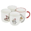 Christmas Designs 200ml Small Mug Set of 4 [921834]