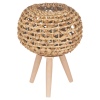 Bamboo Standing Lantern With Wooden Feet [538819]
