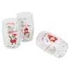 Decorative Christmas Drinking Glass 6 Pcs Sleeve Pack [568319]