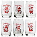 Decorative Christmas Drinking Glass 3 Pcs Sleeve Pack [568319]