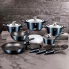 18 Pc Cookware Set With Smart Lids