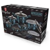 18 Pc Cookware Set With Smart Lids