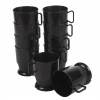 Katercup  12oz Black Plastic Hot Cups