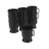 Katercup  12oz Black Plastic Hot Cups