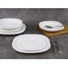 12 Pcs Opal Glass Dinner Set