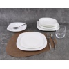 12 Pcs Opal Glass Dinner Set