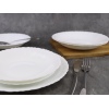 12 Pcs Opal Glass Dinner Set