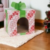 Christmas Gift Box Design Cardboard Cat House [626613]