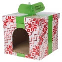 Christmas Gift Box Design Cardboard Cat House [626613]