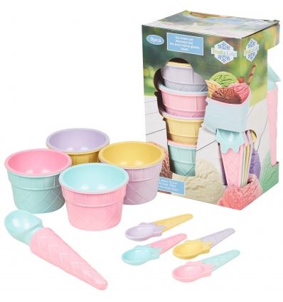 9 Pc Colourful Ice Cream Set [164908]