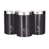 3 Pcs Metal Canister Set