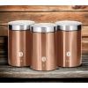 3 Pcs Metal Canister Set