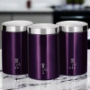 3 Pcs Metal Canister Set