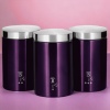 3 Pcs Metal Canister Set