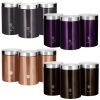 3 Pcs Metal Canister Set