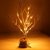 Light Up LED Twig Tree with Jute Bag