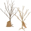 Light Up LED Twig Tree with Jute Bag