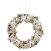 30cm Light Up Decorative Wreath with 20 LEDs & Timer [602426]