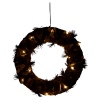 30cm Light Up Decorative Wreath with 20 LEDs & Timer [602426]