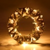 30cm Light Up Decorative Wreath with 20 LEDs & Timer [602426]